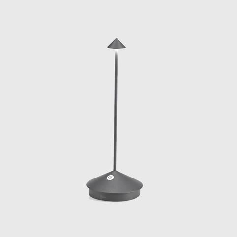 PINA PRO RECHARGEABLE Dark Grey Table Lamp